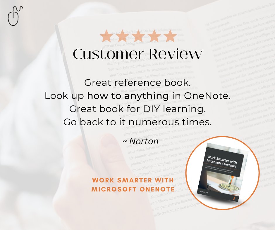 missioncompute's tweet image. 𝐇𝐨𝐰 𝐭𝐨 𝐝𝐨 𝐚𝐧𝐲𝐭𝐡𝐢𝐧𝐠 𝐢𝐧 𝐎𝐧𝐞𝐍𝐨𝐭𝐞...
Learn OneNote.

Check out my book - Work Smarter with Microsoft OneNote amzn.to/3SGYJxQ?utm_so…

#OneNote #WorkSmarterwithMicrosoftOneNote