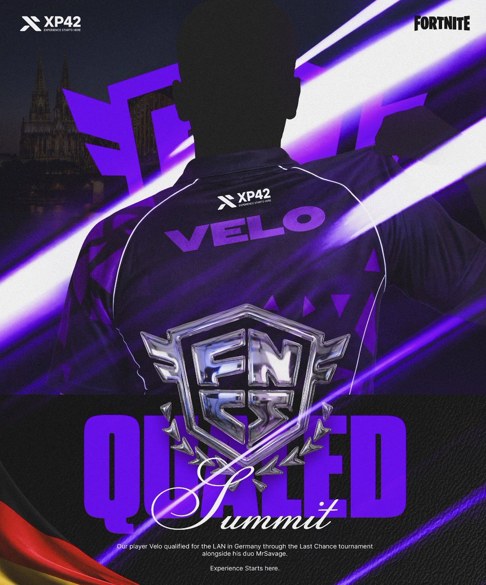 XP42FN's tweet photo. THEY DID IT! @Velofps_ &amp; @MrSavage have qualified to FNCS summit in Germany! 🇩🇪

The perfect script. 📜 https://t.co/WCPQAd3bvf