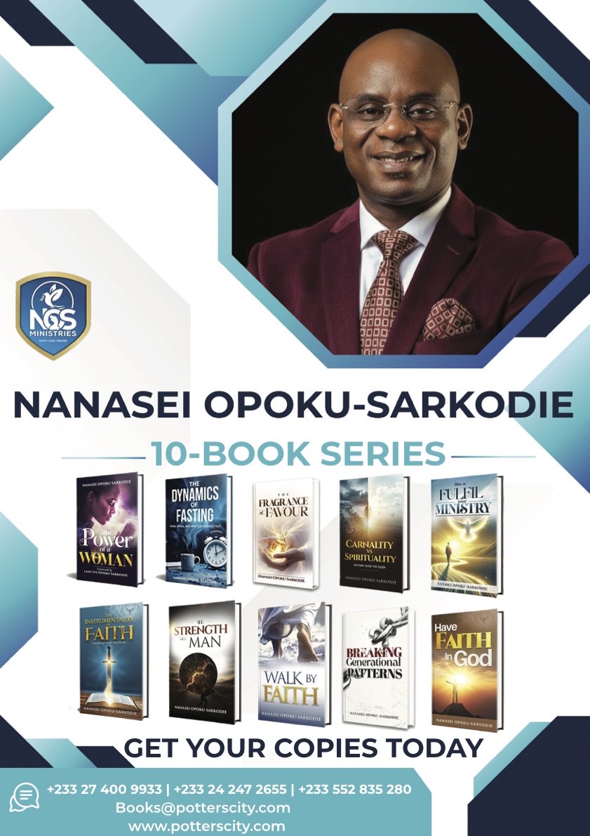 NanaseiSarkodie's tweet image. God’s servant Nanasei Opoku-Sarkodie has released his 10-book series 📚🔥

Get your copies now and be blessed, empowered, and transformed ✨🙏

#FaithJourney #ChristianBooks #SpiritualGrowth #BookLaunch