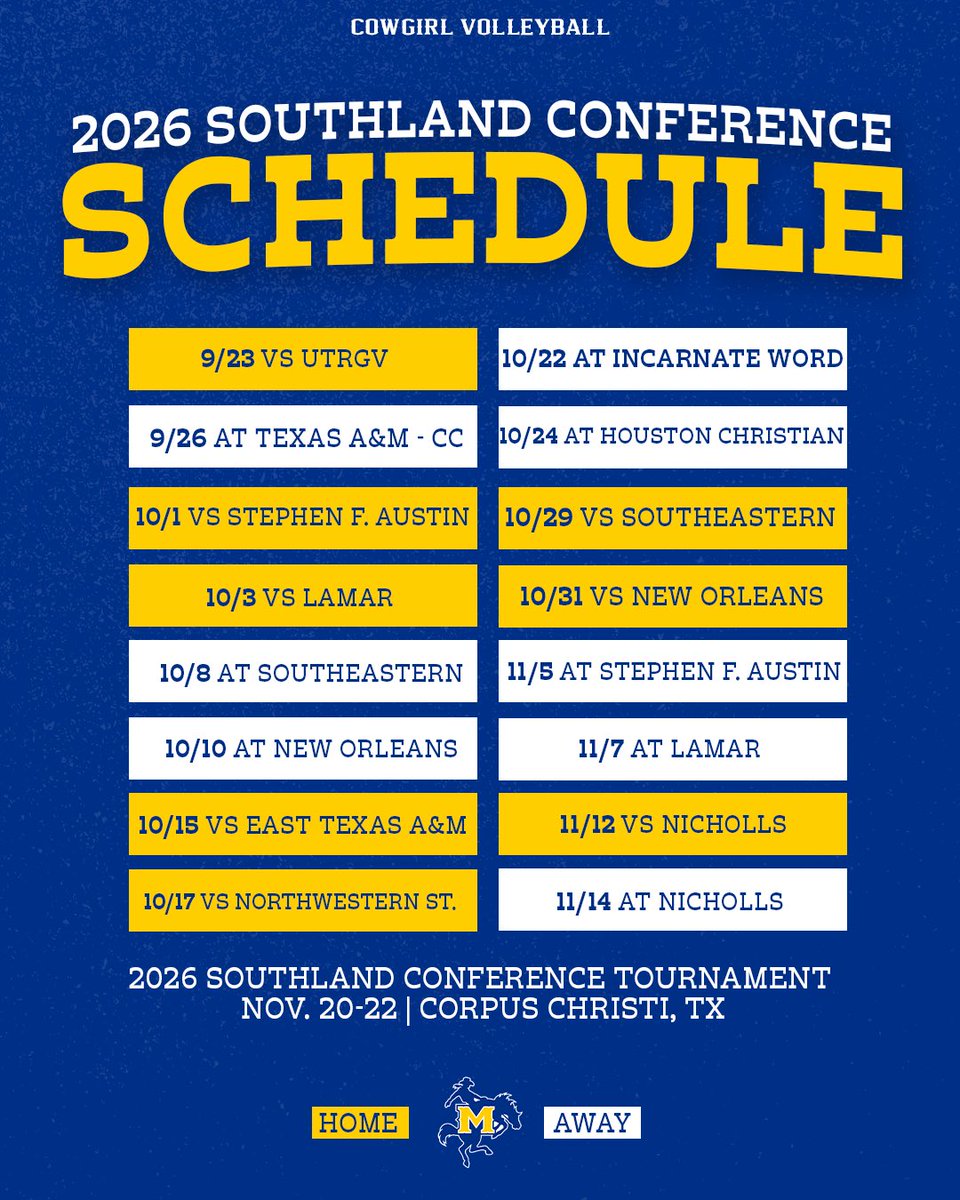 McNeese Volleyball tweet media