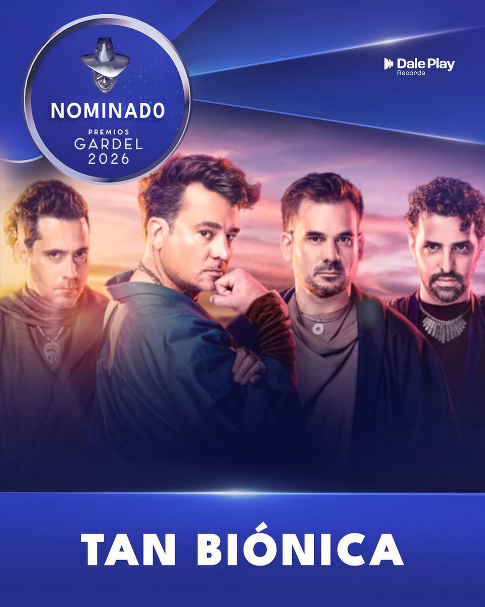 solo los genios pueden sacar un álbum después de 10 años y estar nominados a los premios gardel, tan biónica la mejor banda del planeta.