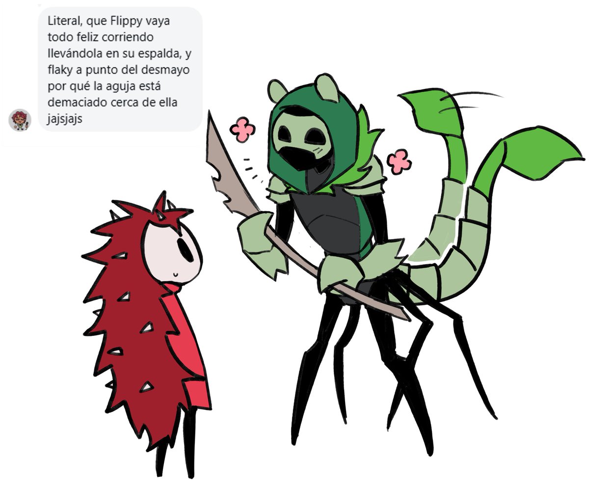 A1MCreations's tweet image. I'M BACK, FINALLY!!

(I drew Flippy and Flaky in the Silksong style ᐠ( ᐛ )ᐟ)

#htf擬人化 #happytreefriends #HTF #flippyxflaky