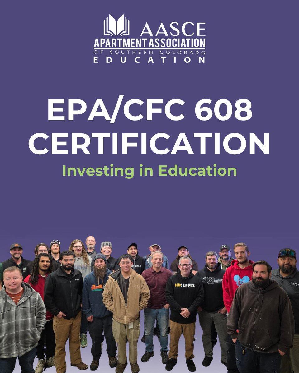 AASChq's tweet photo. Thank you to our EPA/CFC 608 Certification sponsors.

Santee Metal Works and Junk Shot

And good luck to our students on their exams.

#AASCLife #AASCEducation https://t.co/KiswxrGOyK