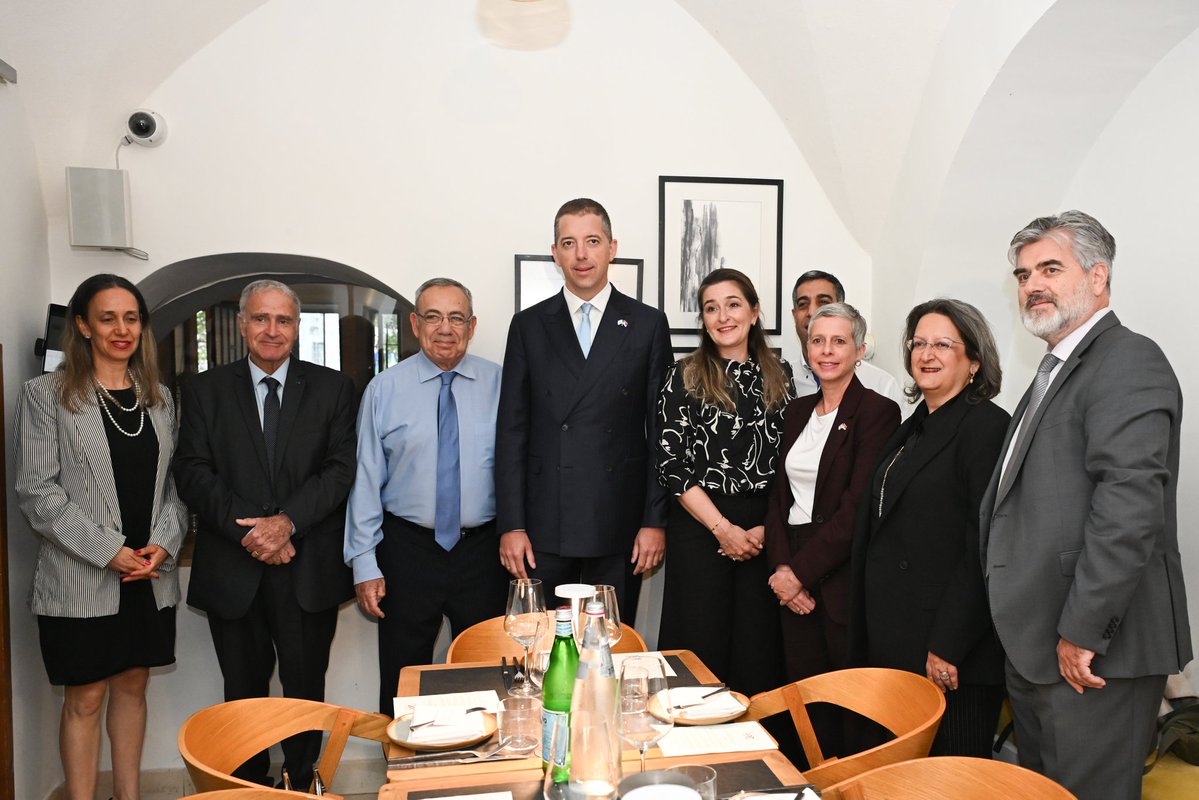 markodjuric's tweet image. The launch of the Serbia–Israel Chamber of Commerce adds a new dimension to our bilateral relations, while reinforcing #Serbia’s visibility and presence in #Israel.

This momentum should be wisely translated into as many concrete opportunities as possible for our peoples, and I