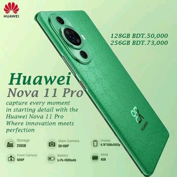 AyrinIsmaTisha's tweet image. 📌 Recent Work Showcase

Product: Huawei Nova 11 Pro 📱
Modern &amp;amp; Minimal design for social media promotion.

Clean layout, sharp visuals, and premium aesthetics crafted to make the brand stand out.

#GraphicDesign #PosterDesign #ProductDesign #HuaweiNova11Pro #TechDesign