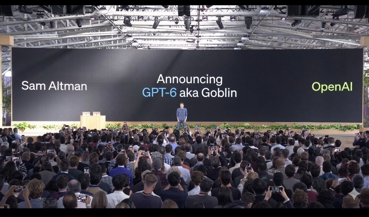 yousofesam's tweet photo. سيتم الإعلان عن GPT-6، المعروف أيضًا باسم "Goblin"، في 29 سبتمبر 2026. https://t.co/CJbdOakP8o