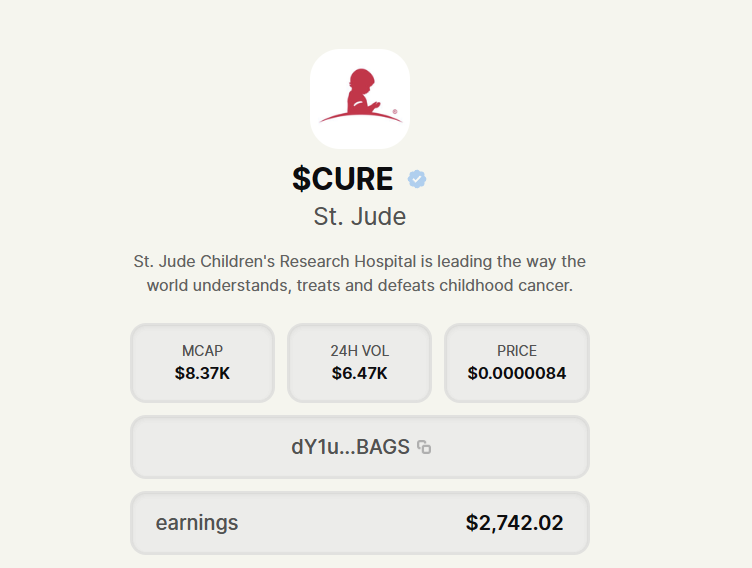 L2City's tweet photo. @StJude Hey @StJude we have donated $2700 from trading fees.  

We believe in the good you do and wish you continued success helping children in need.🙏 

dY1uF4twd8DqMw7nazzgAhDyemPdeVdZeSJNv8mBAGS https://t.co/CFnKsEjdmT