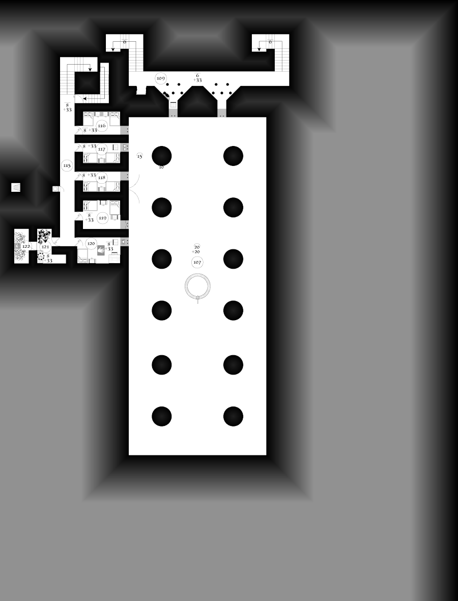 ZathrasAdventur's tweet image. #dungeon26 #Day122 Your entrance disturbs a skull that rattles across the floor from its pile beside a throne. A desiccated corpse presides from the throne, staring at you, a sword in its hand. The dusty air swallows your light into shadowy hidden corners. zathras.wikidot.com/dailydungeon