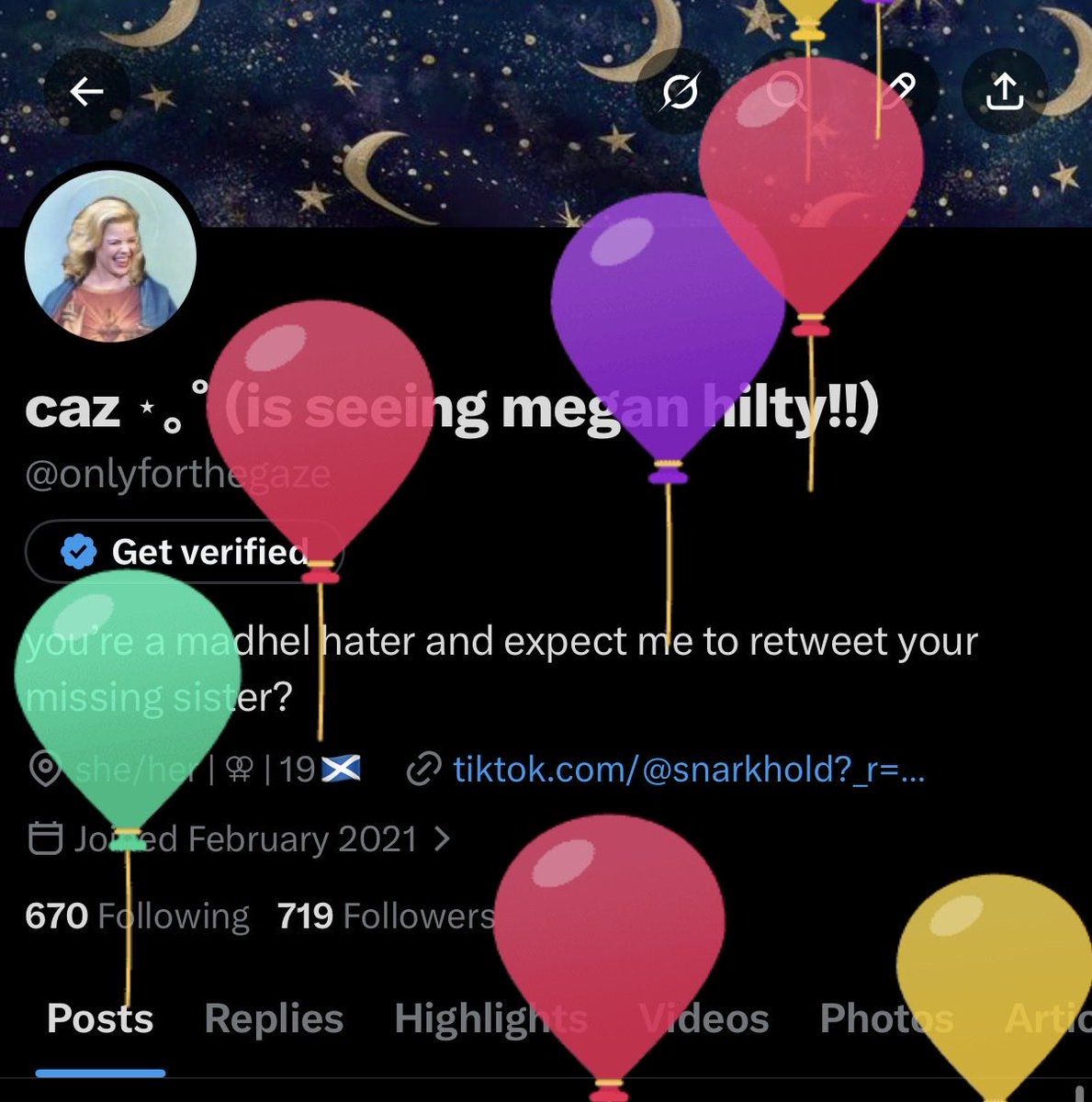 caz ⋆｡˚ (is seeing megan hilty!!) tweet media