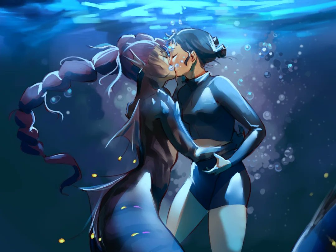 Under water kiss!!! Zoey is living the dream! 

#Kpopdemonhunters #Kpopdh #Polytrix
