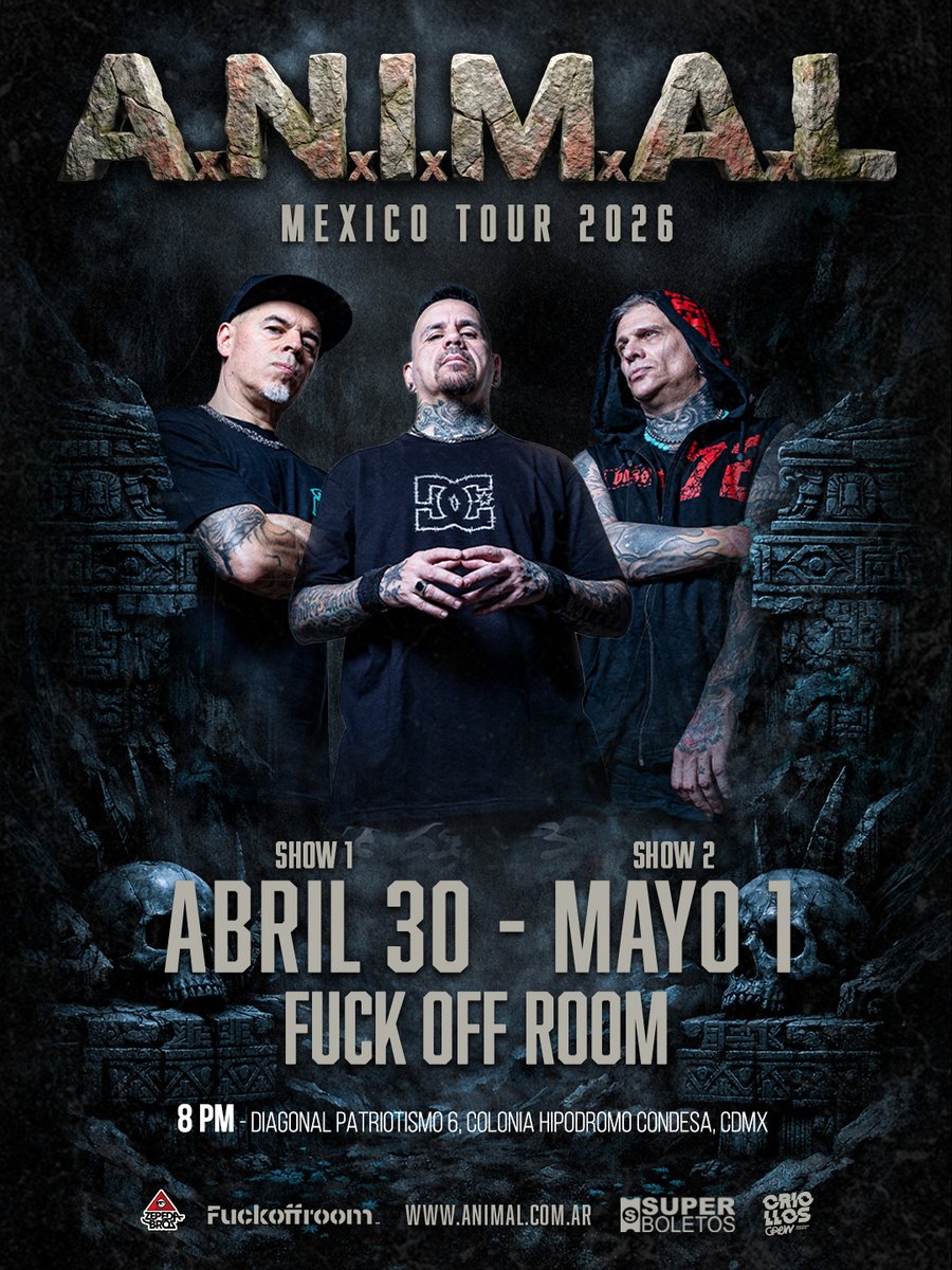BBeat105's tweet photo. Mañana, 30 de abril, hay varios shows:
- En @circovolador, @Amaranthemetal. @Dilemmamx
- #BeyondCreation y #Fallujah en #Guadalajara. @chamucoprods
- En #ZombieDiner, #Nocturnal.
- #Animal en #FVCKOFFROOM. @ZepedaBros
En cuáles los veremos?
#StayBlast
#BlastBeat105 https://t.co/ODPLJqLScx