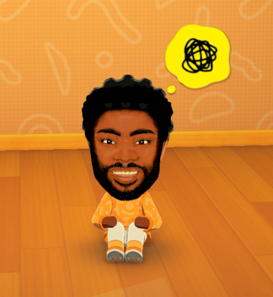 CGZXZ_Real's tweet photo. Okay it's childish gambino homegirl drop it like the NASDAQ #TomodachiLife https://t.co/MziHDWAMf4