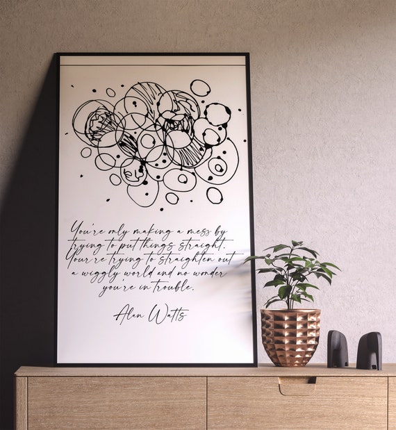 SerenitySpaGift's tweet image. Alan Watts Quote Art Print: Wiggly World Bohemian Poster (20x30) by DesignBohemian etsy.com/listing/168553… #ArtPrints #HomeDecor #EtsyFinds #BohemianStyle #WallArt