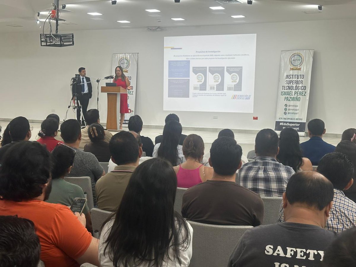 instipp1's tweet photo. RENDICIÓN DE CUENTAS 2025

El Instituto Superior Tecnológico Ismael Pérez Pazmiño (INSTIPP) informa que el día 28 de abril se llevó a cabo el evento de Rendición de Cuentas 2025, como parte de su compromiso con la transparencia, la participación ciudadana y la mejora continua. https://t.co/G530VQ4skn