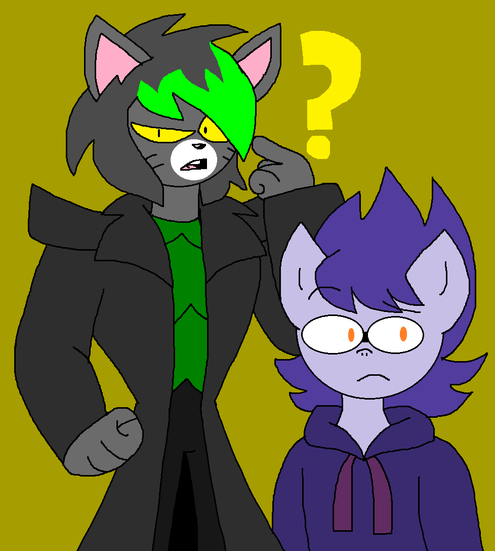 NeilMartinNuez1's tweet image. Yukka And Logan #HeroVerse #paint #drawing