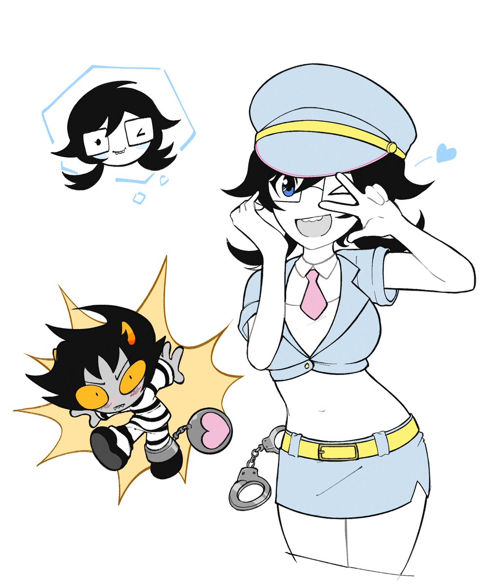 kasage-san's june is so pretty...i love her design 
please draw her more 🫵💙 #homestuck