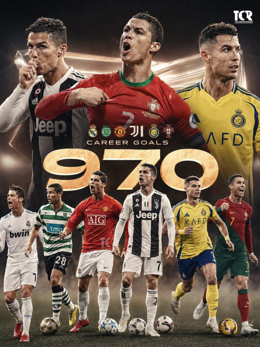 🚨 𝟵𝟳𝟬 𝗖𝗔𝗥𝗘𝗘𝗥 𝗚𝗢𝗔𝗟𝗦. 🇵🇹

​[■■■■■■■■■■■■■□] 97%

​Only 3% remains until the impossible 1,000.

We are witnessing history. 🐐