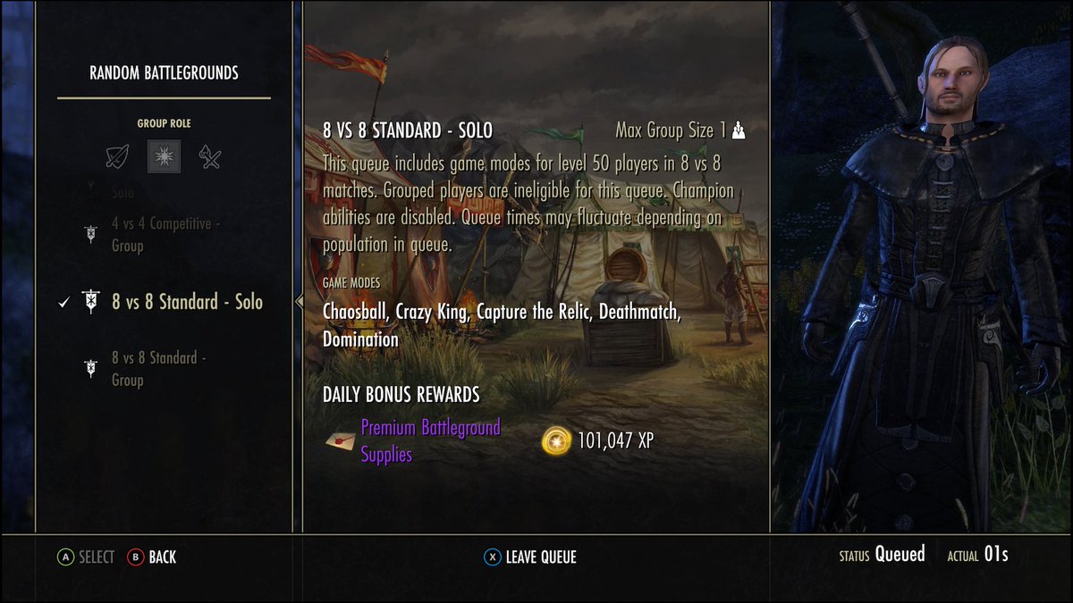 RyanStrifePlays's tweet photo. As much as I loved doing 3 sided BGs again, I miss the chaos of 8v8.
#ESOFam #ESO #ElderScrollsOnline #XboxNA #PvP #Battlegrounds https://t.co/f5WMFbhWUj