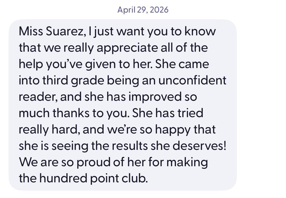 onceuponfirst's tweet photo. These are the type of messages from parents that remind me of my “why”. 🥹 https://t.co/pfQjouHntX