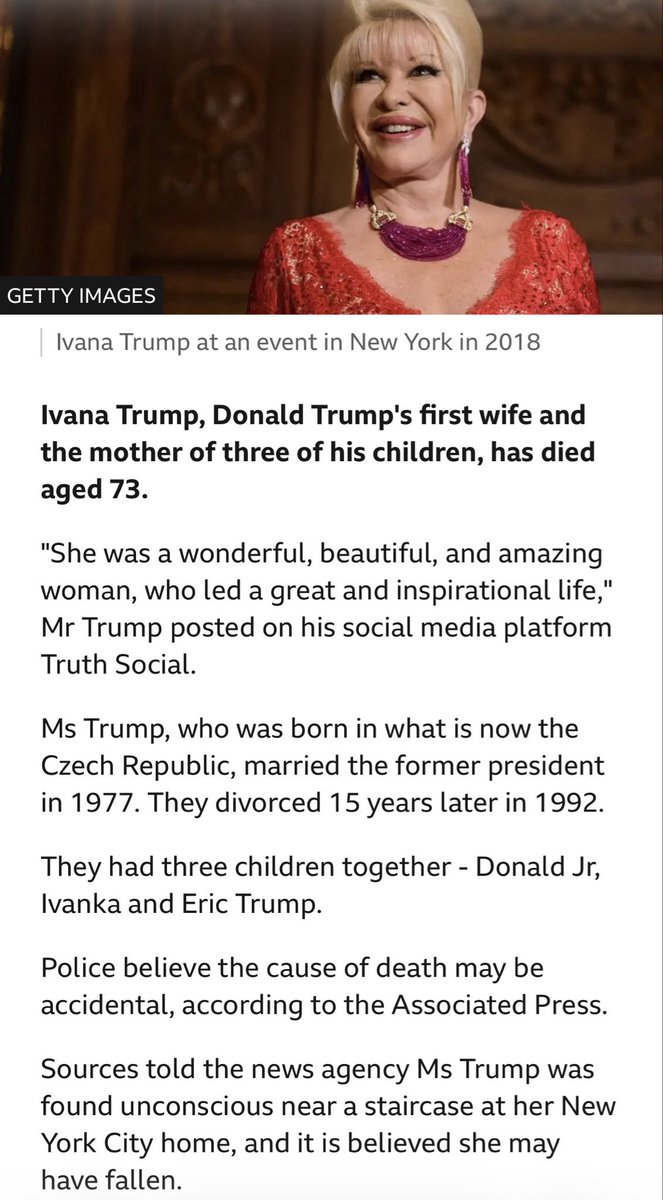 <a href="/mjfree/">Morgan J. Freeman</a> And now his first wife is dead from, as AI puts it, “accidental blunt force injuries to her torso”… so, not at all suspicious 😬
