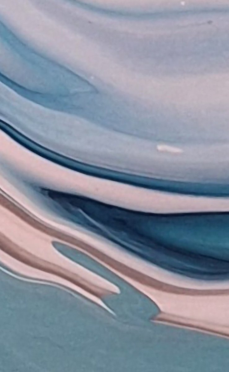 ed_objective's tweet image. Here's the latest piece of #flowmotionart for the exhibition 6-12 June. No brushwork at all inbthus painting. Paint applied as liquid to the canvas. First pic is the whole painting, then some zoomed-in shots. What do you think?
Suze 10cm x 50cm.
#Cornwall #fluidart #abstractart