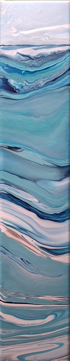 ed_objective's tweet image. Here's the latest piece of #flowmotionart for the exhibition 6-12 June. No brushwork at all inbthus painting. Paint applied as liquid to the canvas. First pic is the whole painting, then some zoomed-in shots. What do you think?
Suze 10cm x 50cm.
#Cornwall #fluidart #abstractart