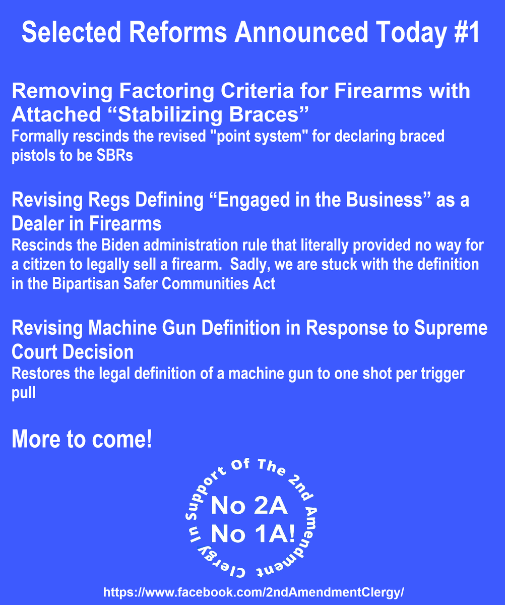 2_clergy's tweet image. Source: atf.gov/rules-and-regu…

#GunRights, #2A, #2ARights, #2ndAmendment,
#ConstitutionalCarry, #CCW, #ConcealedCarry
#DGU, #DefensiveGunUse