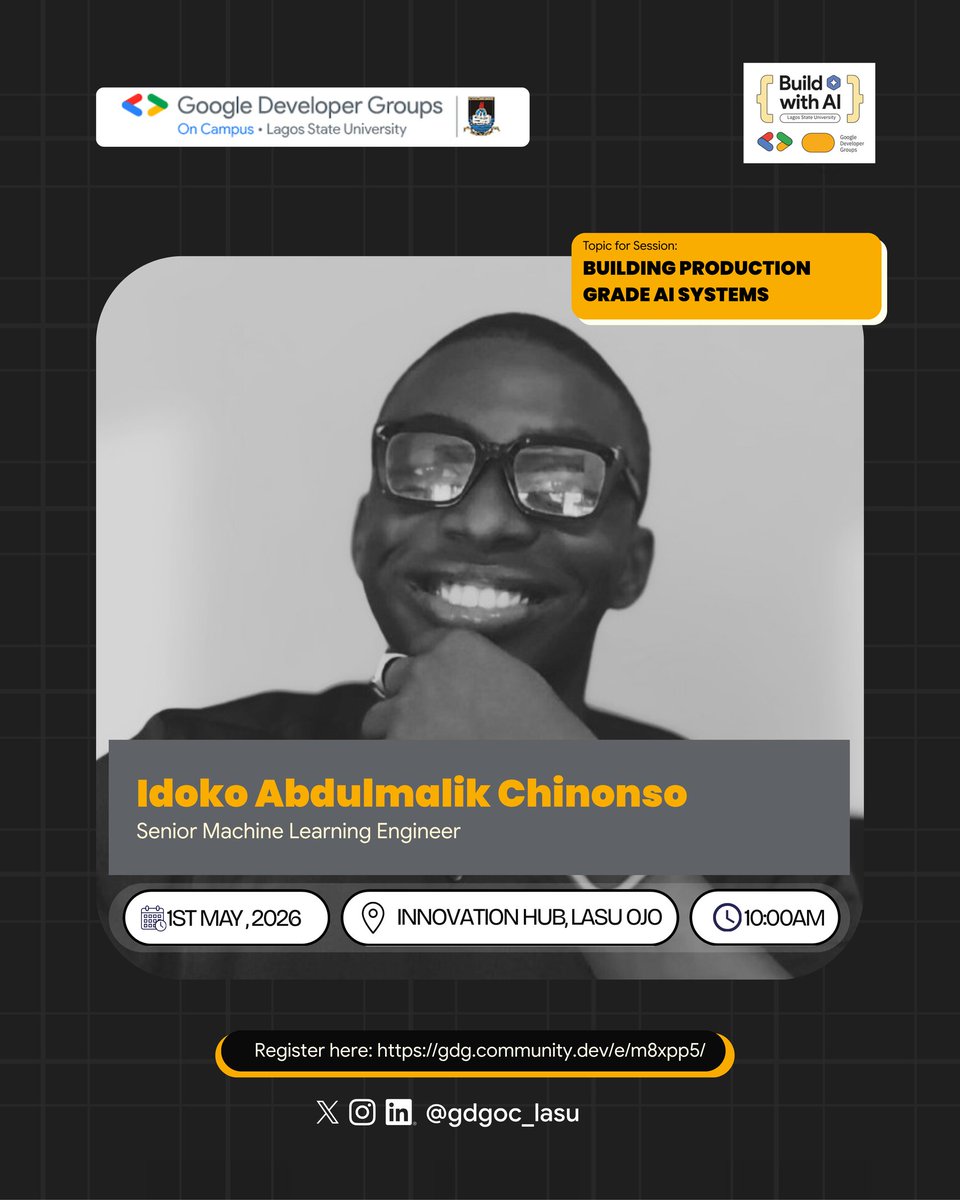 GDG on Campus LASU tweet media