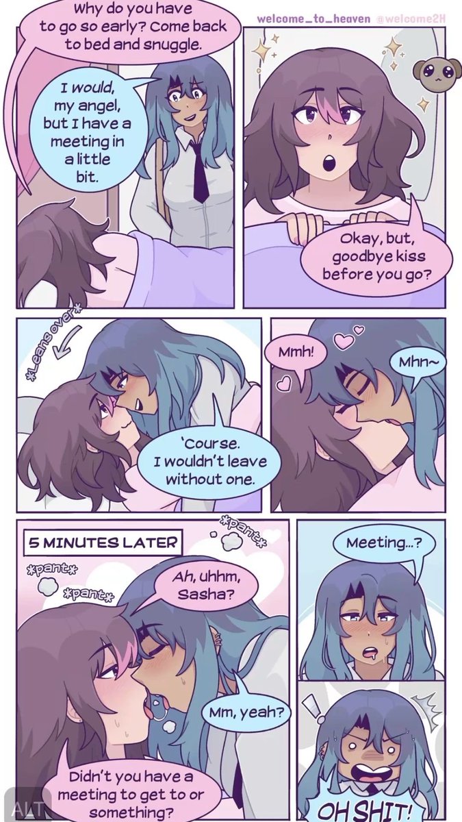 TessaW46010's tweet image. That “just one kiss” turning into a whole story 😅💜
Soft moments hit different when the vibe is right.
Commissions open bring your ideas to life ✨

#commissionsopen #artcommission #customart #digitalart #ocart #animeart #commissionartist #opencommissions #nsfw #nsfwcommission