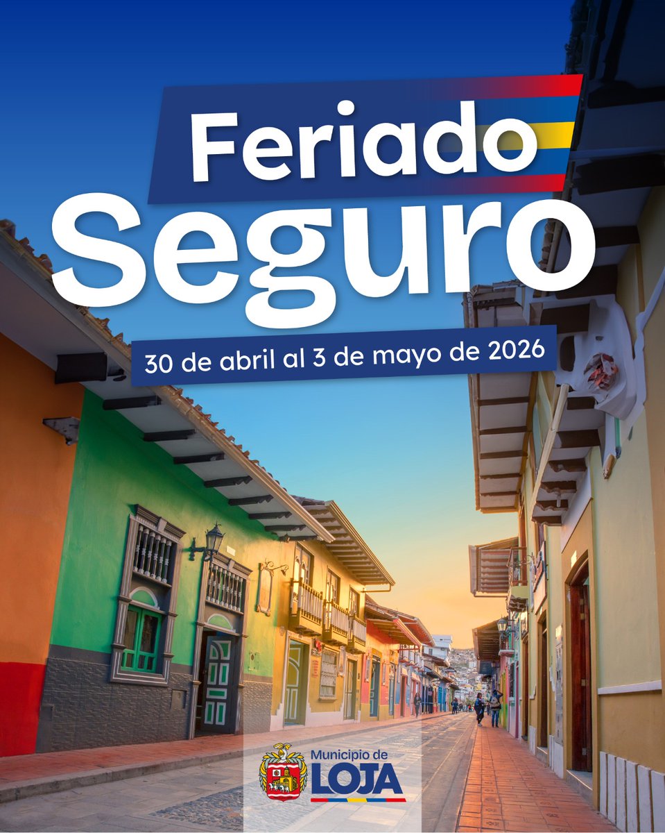 MunicipioDeLoja's tweet photo. #FeriadoSeguro || Equipos municipales están en marcha para cuidar tu seguridad, mantener los servicios y garantizar el bienestar de todos los ciudadanos.
#MunicipioDeLoja

#TurismoLoja
#TrabajoEnMarchaPorLoja
#DianaGuayanayAlcaldesaDeLoja https://t.co/Z3ZyVBgMPS
