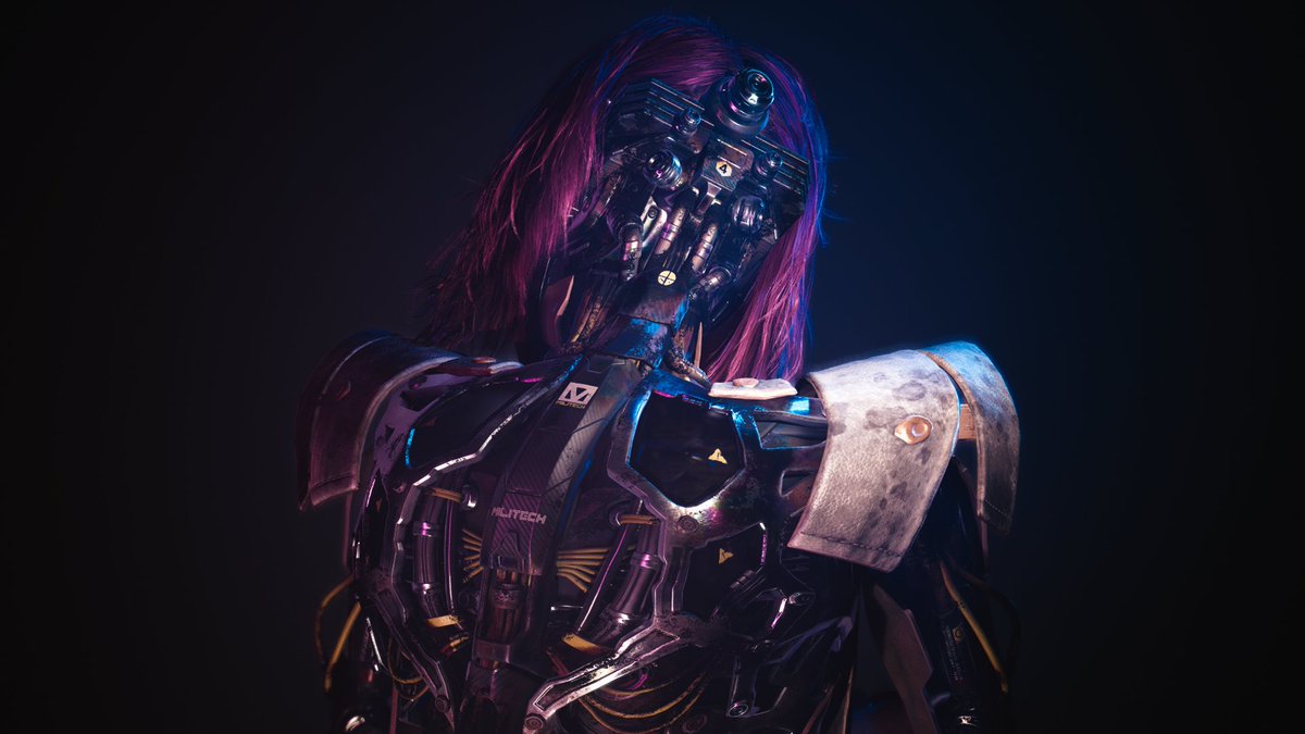 preemfemme's tweet image. a bird with broken wings #cyberpunk2077 #virtualphotography