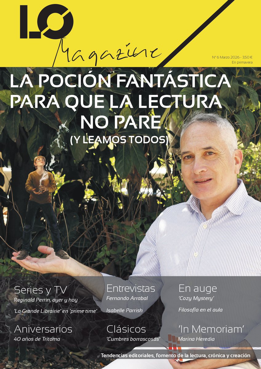 literocio's tweet photo. ¿Aún no tienes el número de primavera de #LOmagazine?
📰 En Portada | LOmagazine 
✍️ Literocio
LA POCIÓN FANTÁSTICA PARA QUE LA LECTURA NO PARE
 ⚡ Revista LOmagazine, N6. A la venta en: https://t.co/XhpXIc3IXO
#lecturainfinita https://t.co/nmjGItKlVH