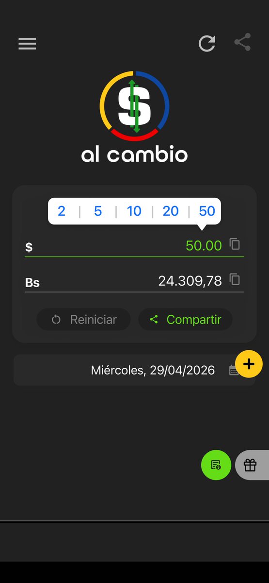 germanuzca's tweet photo. $ 50.00 = 24.309,78 Bs.

Tasa BCV: 1$ = Bs. 486,20

Fecha valor: Miércoles, 29/04/2026

¡Descarga la app! 📲
https://t.co/lphamGaHbI https://t.co/t89fLMQX2f
