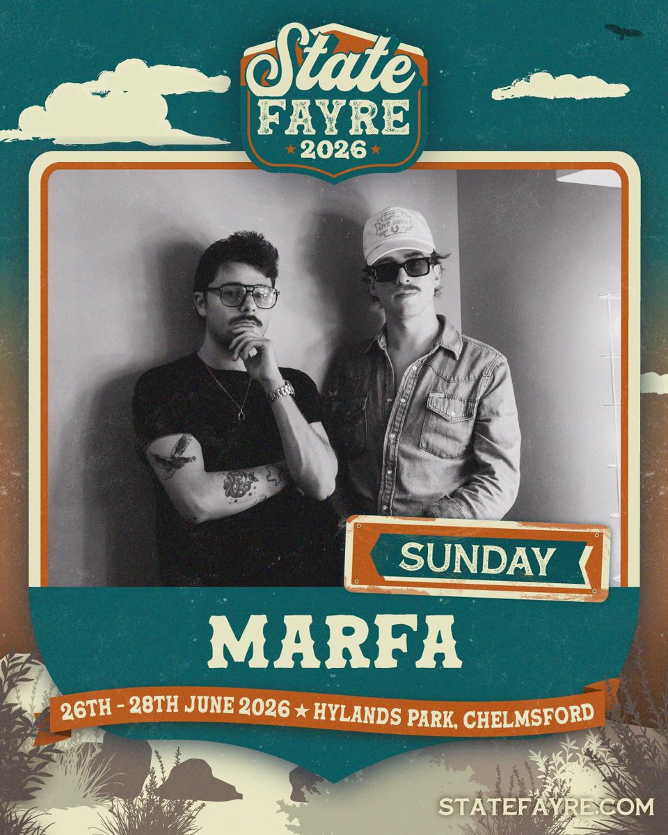 MarfaBand's tweet photo. Across the pond we go!! in good company @StateFayre this summer! See you there https://t.co/dO2wZuZQeM https://t.co/55kAxPVFoe