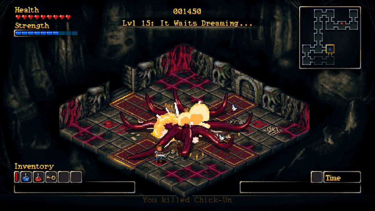 devsanddorks's tweet image. A casual yet challenging turn-based roguelike, crafted for fans of classic dungeon crawlers and inspired by Lovecraftian horror.

Roguecraft, an indie game by @bag_of_hats ⚔️ 

Link below ⬇️ 
#indiegame #indiedev