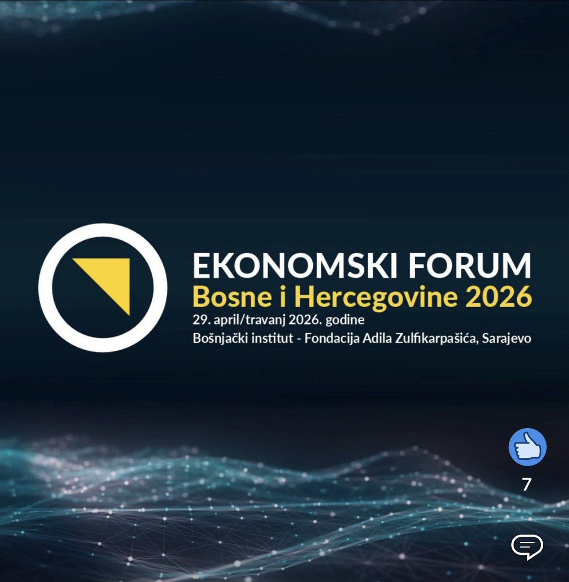 Sofftta's tweet photo. Prof.Dr Admir Softic, Assistant Minister of Energy Sector- Looking forward to the 2026 Economic Forum organized by the School of Economics and Business Sarajevo . https://t.co/dTMgDwcrNI