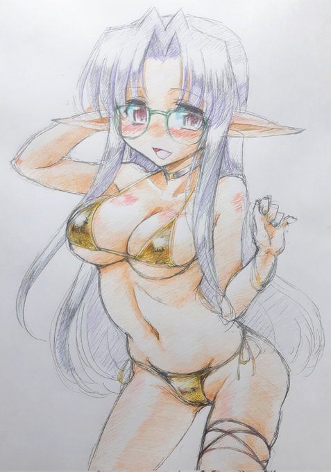 #GWなので金色の物を貼る うちのこ2Pカラー的な(再掲