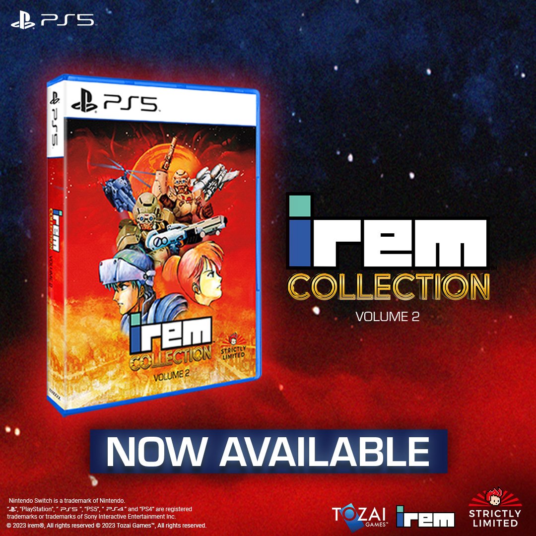PixelPowerLine's tweet image. Irem Collection Vol. 2 for PS5 is now in stock at Strictly Limited Games 🎉 GunForce (Arcade + SNES), GunForce II and Air Duel in one awesome physical collection 💿🔥🕹️ I couldn’t pass up this release 🫠

#IremCollection #Arcade #Retro #GunForce #GunForceII #AirDuel #PS5