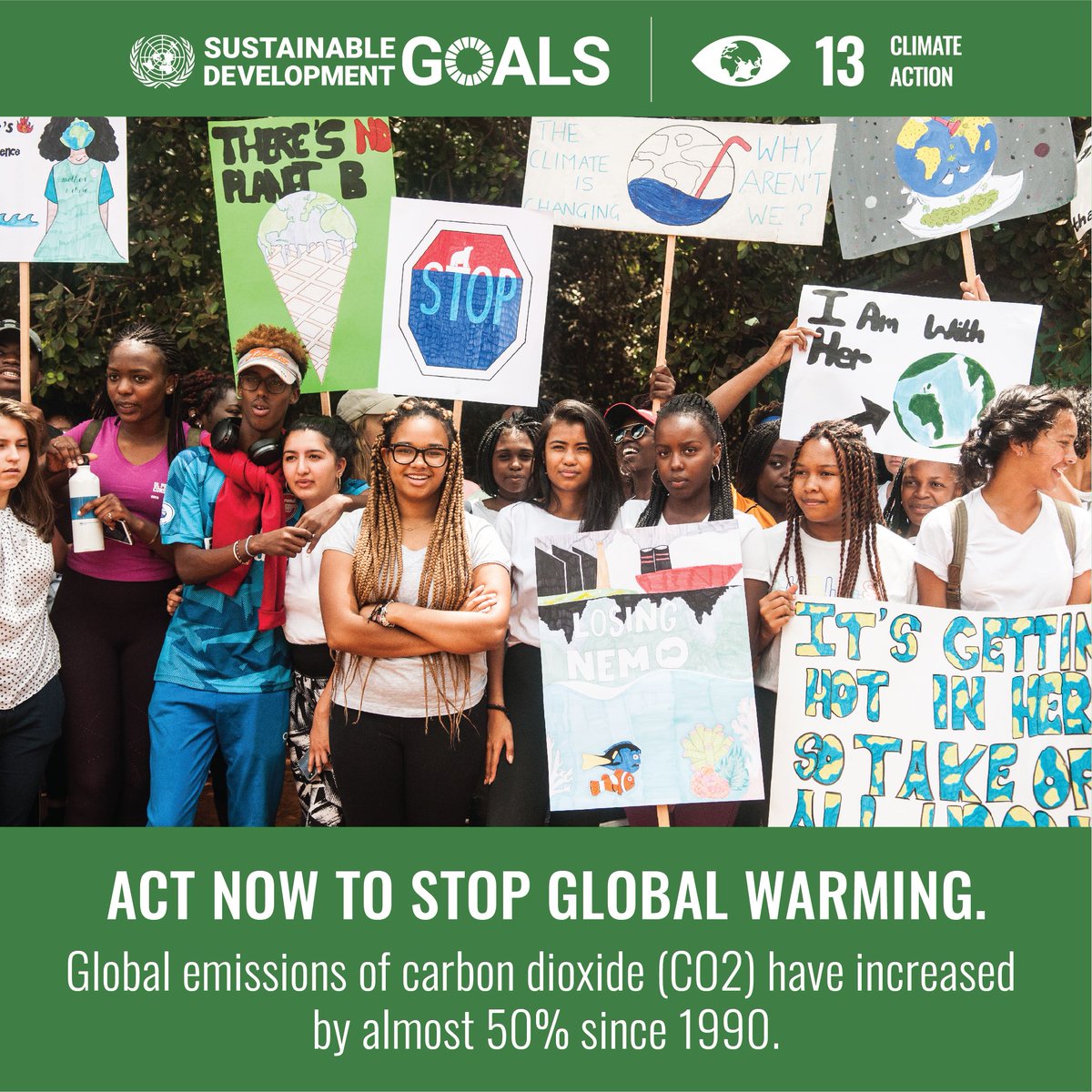 shadesofusafric's tweet image. Goal 13: Climate Action

Target 13. 4: Implement the commitment undertaken by developed-country parties to the United Nations Framework Convention on Climate Change to a goal of mobilizing jointly $100 billion annually by 2020...

#ShadesofUs
#GlobalGoals