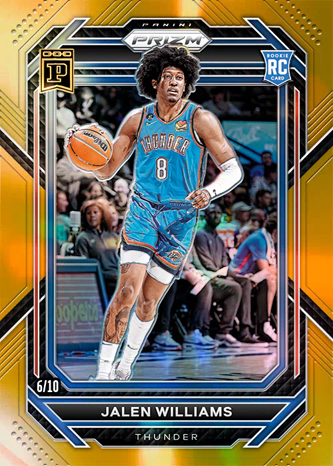 paninitracker's tweet image. 🏀 Jalen Williams #6/10 SOLD for $1,500.00 (0.67 ETH)

2022-23 Panini NFT Prizm Basketball · Base Prizms Gold

Buyer: alfaborg 👤 nft.paniniamerica.net/@alfaborg/prof…

See more #JalenWilliams for sale 👉 nft.paniniamerica.net/marketplace/nf…

#whodoyoucollect #nft #PaniniNFT #PaniniBlockchain