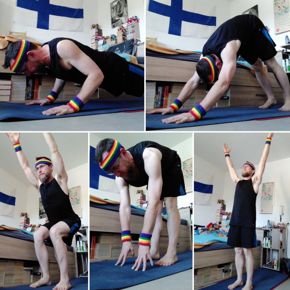 Lots of Yoga Challenge 
(29.04.2026) 
by #YogaMitMady

#yoga #balance #stretch #meditation #simplygood #gay #lesbian #straight #queer #SpiceBoy #sportyspice #Peace #NoWar #westandwithukraine #freeiran #beardgang #chesthair