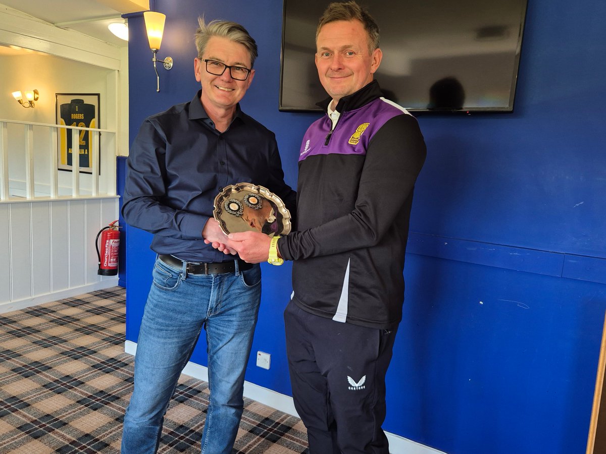Ccc50s's tweet photo. @CCC50s retain the CAT Shield in a great season opener at @wellington_cc against @CricketShrops O50s. https://t.co/w8Czw76LD9