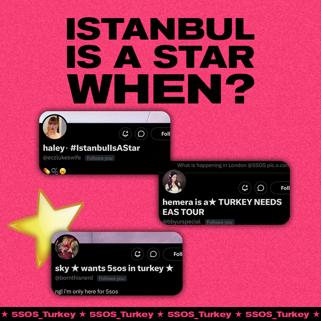 5SOS Turkey #IstanbulIsAStar tweet media