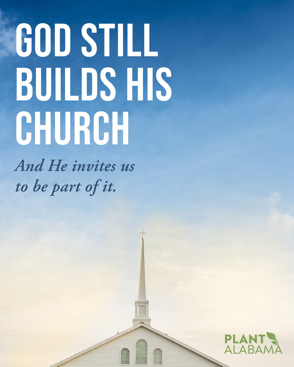 PlantingAlabama's tweet photo. Jesus promised, "I will build my church."

Across Alabama, God is continuing that work through faithful churches and church planters. Lives are being changed. Communities are being reached. The Gospel is moving forward.

We are grateful to be part of what God is doing! https://t.co/vBk1MbMAEn