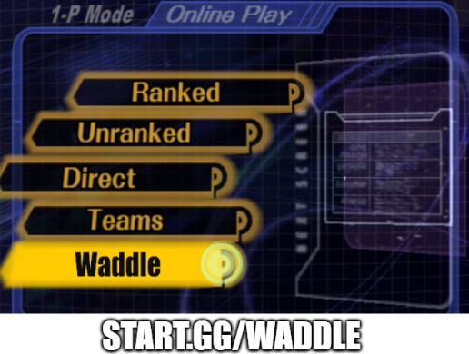 DevDoggX's tweet photo. WADDLE WEDNESDAY IS TONIGHT
Yeah, we added Waddle to melee. No big deal

8:00 ET
EC/MW
startgg/waddle https://t.co/lmuBQrxAYM