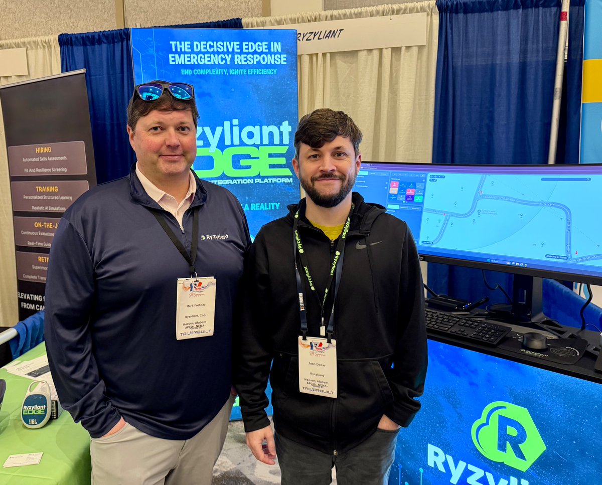 Ryzyliant's tweet photo. Thank you to the Louisiana APCO/NENA team for hosting a great event. We look forward to seeing you next year.

#LouisianaAPCONENA  #PublicSafety #EmergencyCommunications #Ryzyliant #EDGEPlatform https://t.co/XXXFki5xvW