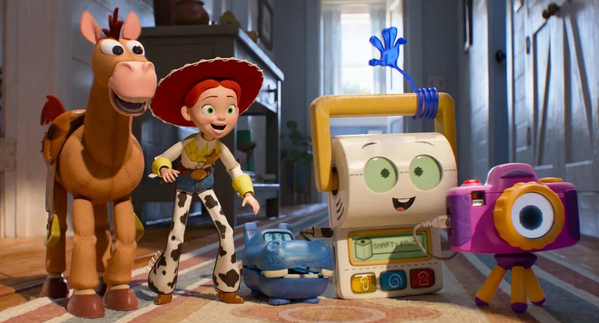 Spidesky's tweet image. J'ai oublier de vous l'es montrer mais on a eu des nouvelles images de Toy Story 5 et on voit bien que c'est Jessie la perso principal du film et je kiffe c'est ma préférée sa me hype TELLEMENT 🤩🤩#Disney #Pixar #Toystory #Jessie #Toystory5