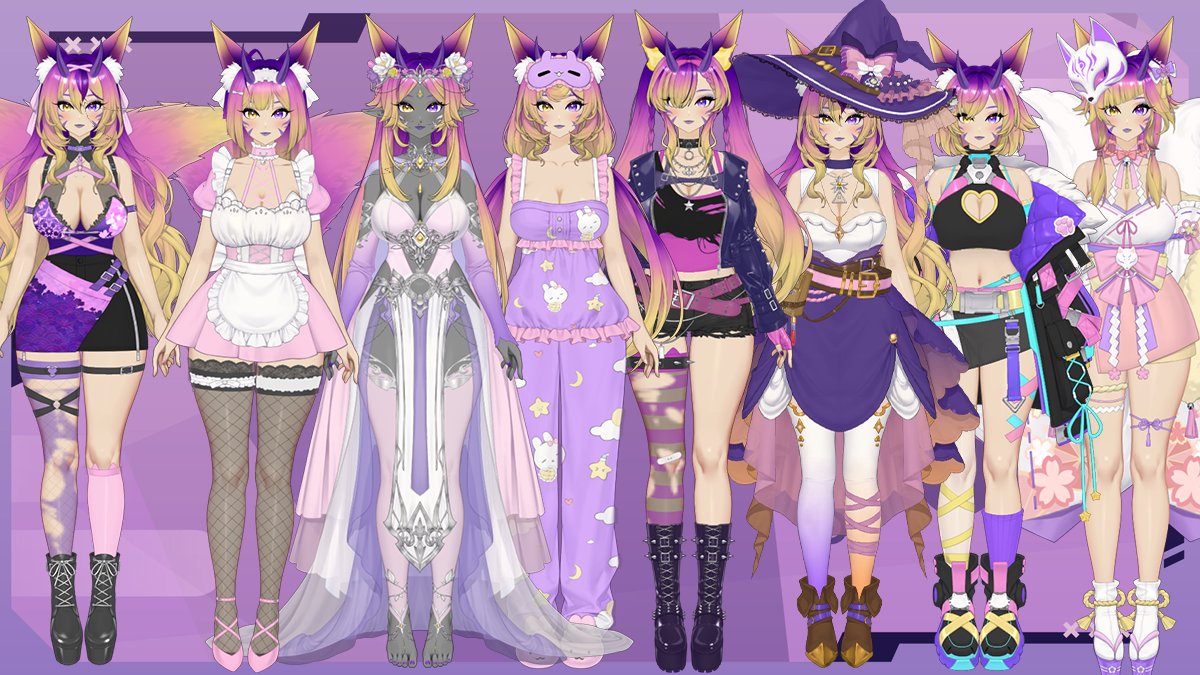 Hello! I'm AkiiFae, a twin tailed sunset Oni Kitsune vtuber!

I run a cat café theme stream, where we do crafts, games (horror, cozy, everything in between), cooking, chaos, and more every Monday, Wednesday &amp; Friday at 1pm est! 

I hope you'll stop by sometime! ☕ 🍃