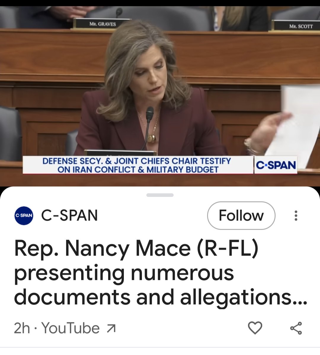 I'm lo-key happy C-SPAN identifies this Rep is from Florida. 😜