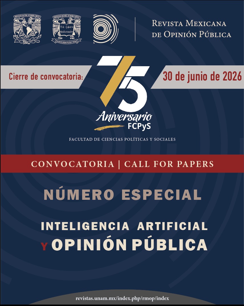 Revista Mexicana de Opinión Pública tweet media